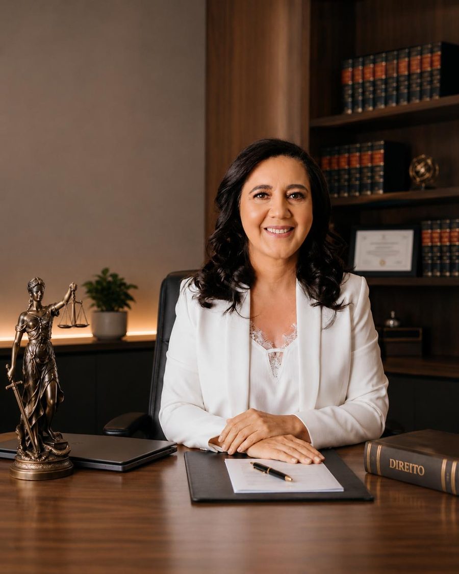 Adenice Araújo em seu escritório